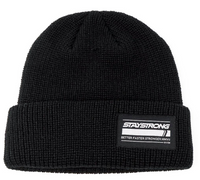 STAY STRONG BFS PATCH BEANIE - BLACK
