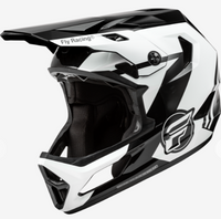 2024 FLY RAYCE Helmet  Black/White