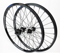 Crupi Mini Wheelset 28H 20" x 1-1/8" 28H / All Black