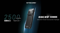 Nitecore EDC23 2500 Lumen USB-C Rechargeable Ultra-Slim EDC Flashlight