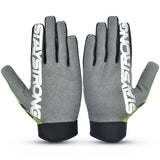Stay Strong Chevron Stripe Gloves - Green