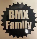 BMX Family 5 inch Window Decal